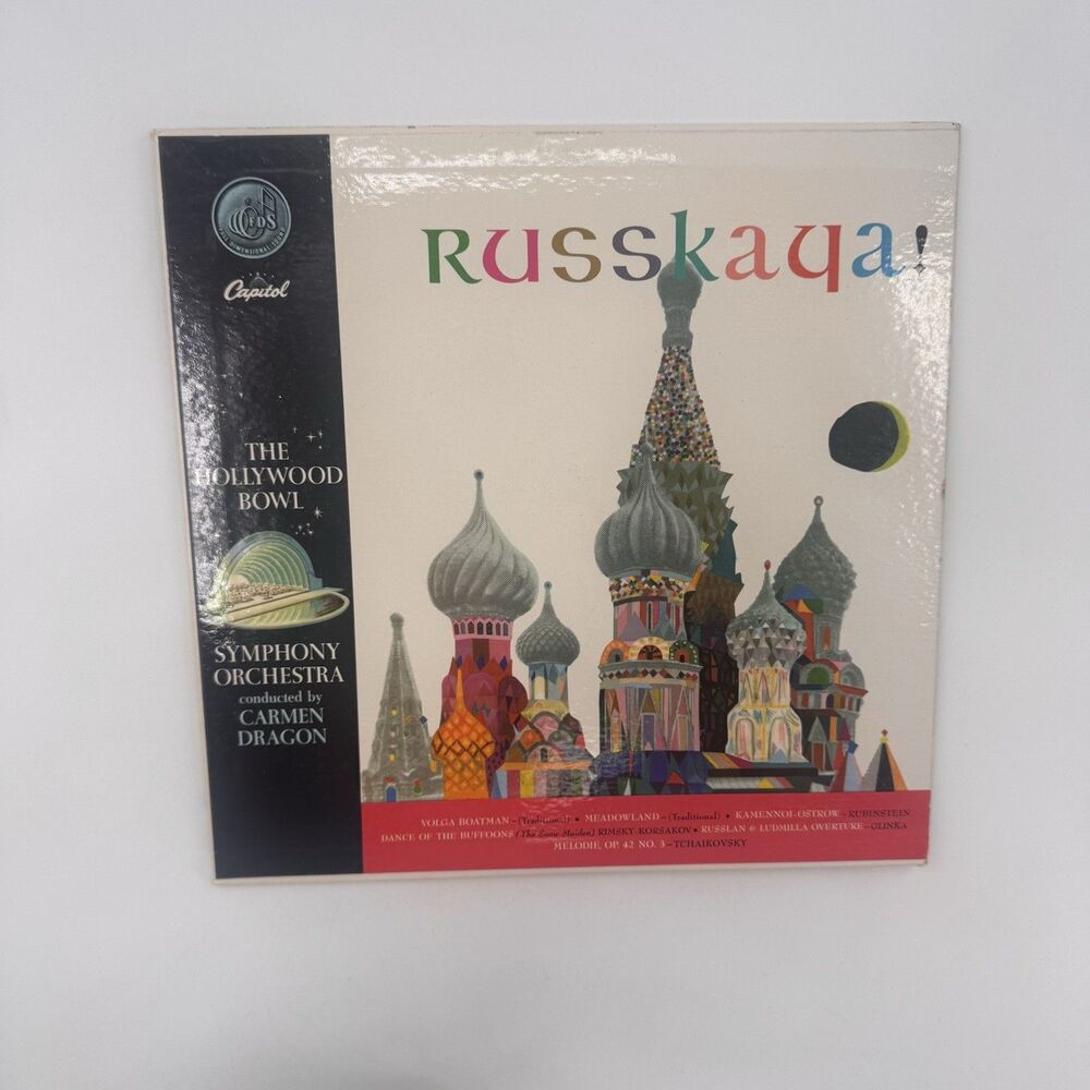 Russkaya! Hollywood Bowl Symphony Carmen Dragon Capitol SP 8384 Stereo Scranton